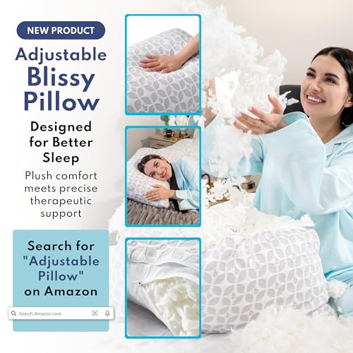 Blissy 100% Pure Mulberry Silk Pillowcase - 22 Momme 6A Grade, Standard White
