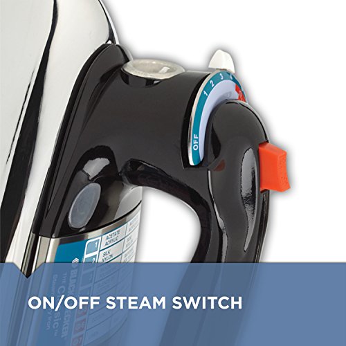 BLACK+DECKER Classic Steam Iron with Aluminum Soleplate and Auto Shutoff