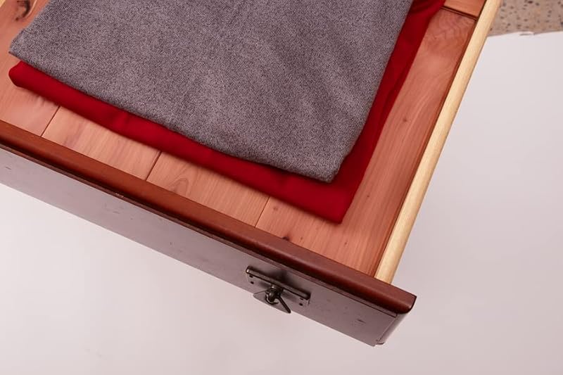 Aromatic Red Cedar Drawer Liners - 12x4 Inch Natural Moth Repellent - 5 Pack