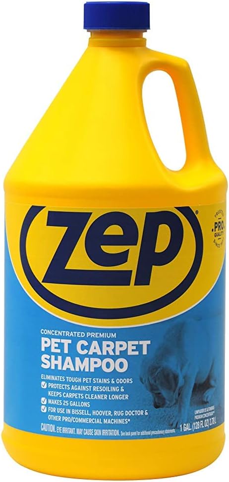 ZEP INC Carpet Shampoo - Powerful Cleaning Solution | 128 Fl Oz for Deep Stain Removal