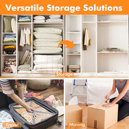 GONGSHI Vacuum Storage Bags for Clothing & Travel with Electric Pump 24-Piece Set