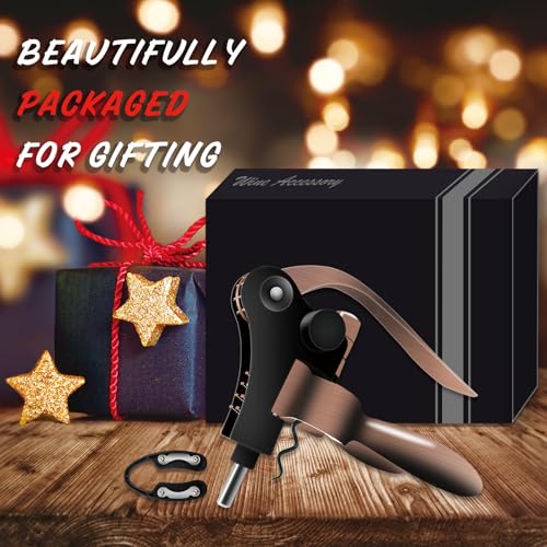 Geelu Wine Opener Set Corkscrew with Gift Box - Easy Bottle Opening Tool