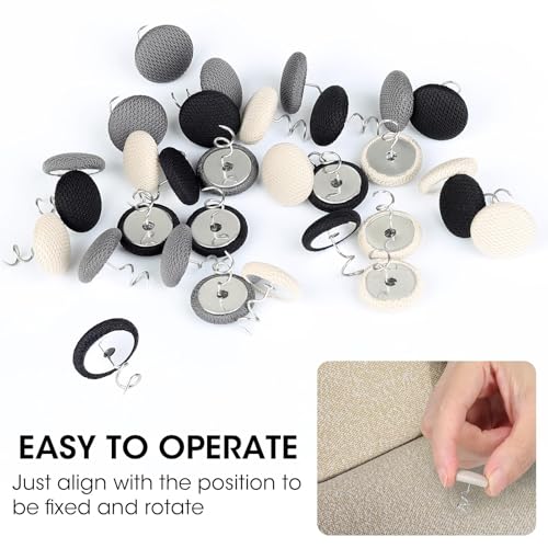 30 Upholstery Pins Set - Durable Fabric Fasteners for DIY Projects
