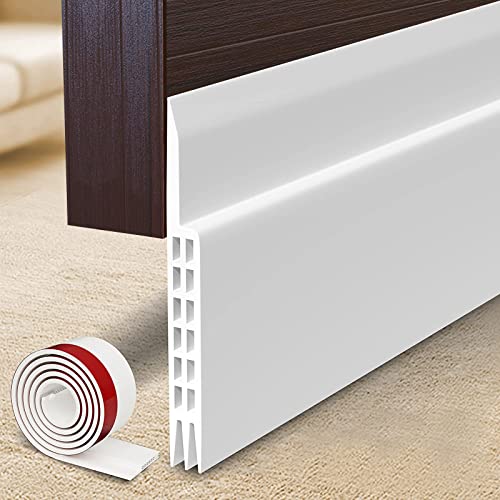 Huge Gap Door Draft Stopper - 3.4" x 39" Widened Silicone Door Sweep