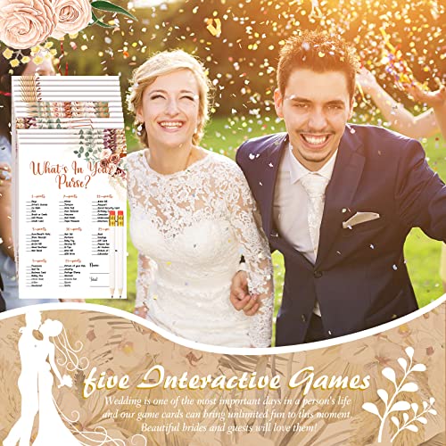 Teling Bohemian Bridal Shower Games Set 145 Pcs - Wedding & Bachelorette Party
