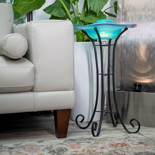 27-Inch LED Mist Floor Fountain with Adjustable Control and Humidifier