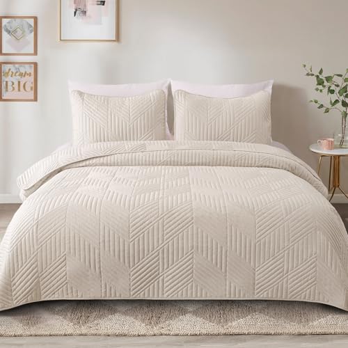 Exclusivo Mezcla Full Queen Quilt Bedding Set - Soft Microfiber Coverlet