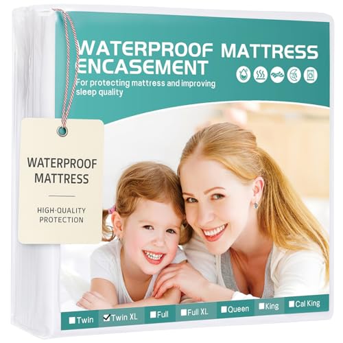 Twin XL Mattress Protector 39"x80" Waterproof Soft Breathable
