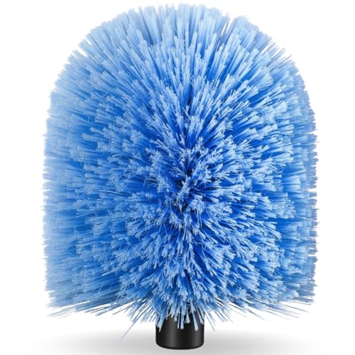 Cobweb Duster Head Attachment for 3/4 Inch Threaded Pole, Blue