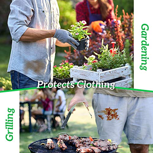 12-Pack Black Waist Aprons with 3 Pockets - Durable Server Half Apron