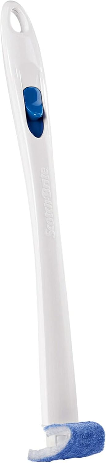 Scotch-Brite Toilet Scrubber Starter Kit - Disposable Refills with Built-In Bleach Alternative | Includes Handle & Caddy
