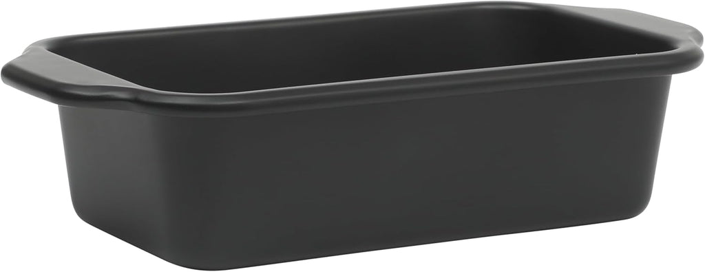 Oster Teston Nonstick Carbon Steel Loaf Pan - 9 x 5 Inch, PFAS-Free, Easy Release Bakeware, Matte Black