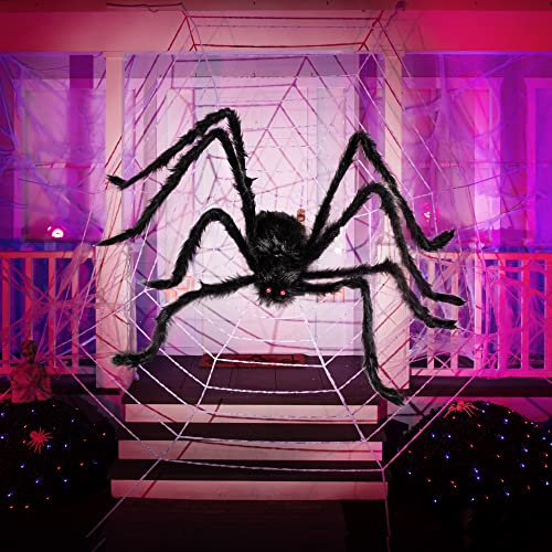 JOYIN Giant Halloween Hairy Spider Outdoor Yard & Haunted House Decor