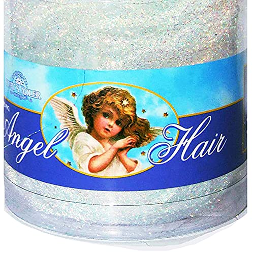Iridescent Angel Hair Christmas Tree Tinsel Strands (15g PVC)