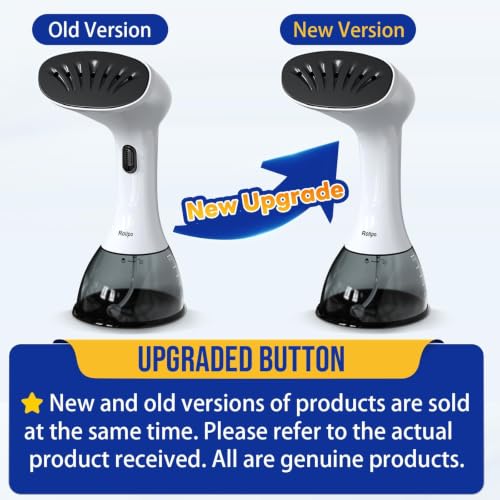 1350W Handheld Clothes Steamer, Portable Fabric Wrinkle Remover 400ML Tank