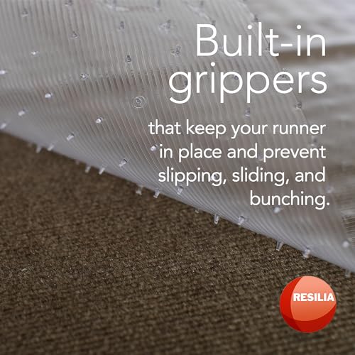 Clear Vinyl Carpet Runner - Non-Slip Floor Protection for Low-Pile Carpets