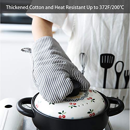 4-Piece Heat-Resistant Oven Mitts and Pot Holders Set for Cooking