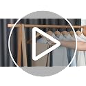 Natural Wood Suit Hangers for Closet Organization 20-Pack