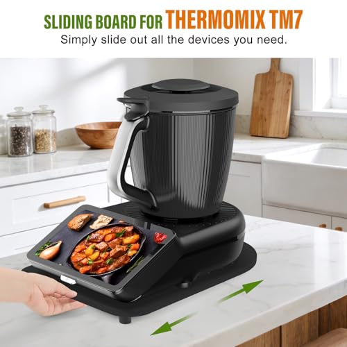 Bamboo Sliding Tray for Kitchen Appliance with Smooth-Glide Wheels