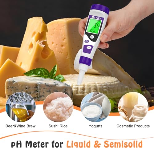 Digital Food pH Meter with Bluetooth for Sourdough Bread and Canning