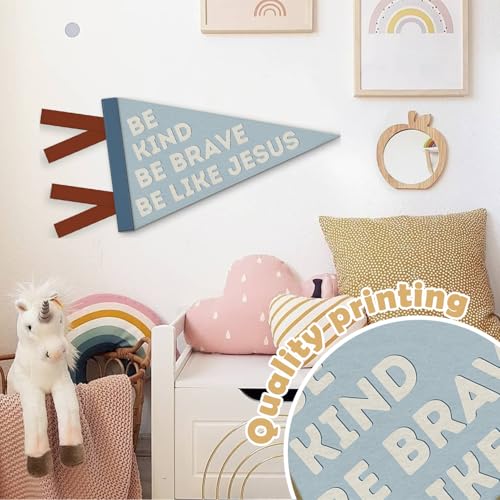 Inspirational Felt Wall Banner for Nursery, Kids Room Decor