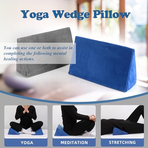 Compact Wedge Pillow for Pain Relief and Positioning Support