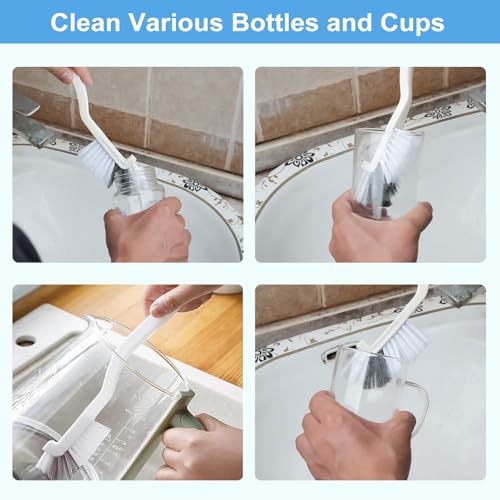 11-Piece Crevice Cleaning Brush Set - Hard Bristle Detail & Grout Cleaner