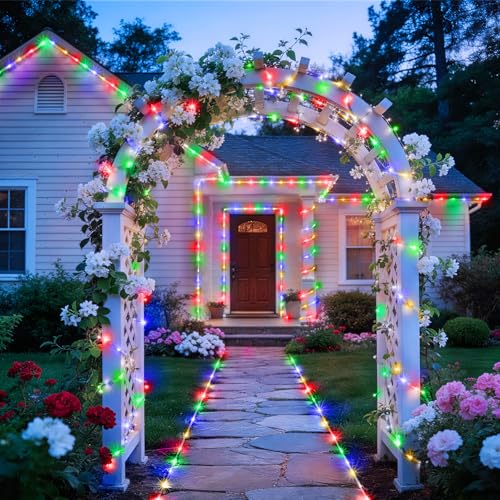 164ft LED Rope Lights, 1000 LED Waterproof Outdoor String Lights with 8 Modes