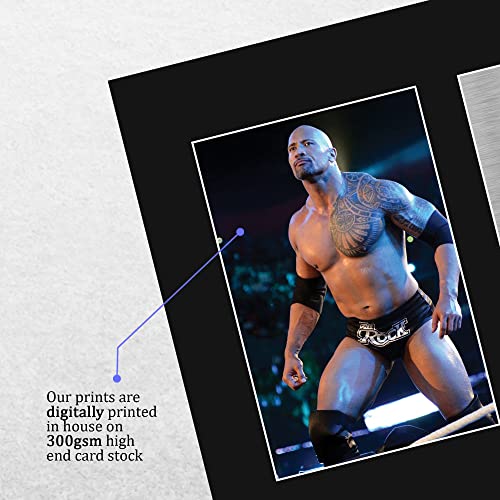 Dwayne Johnson The Rock Signed Autograph Printed Photo Display 8.5x11