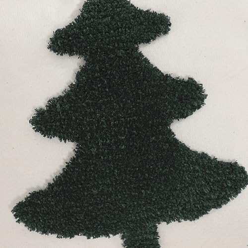 LUOYEHK Green Christmas Tree Throw Pillow Covers 18x18 Set of 2 Holiday Cushion Cases