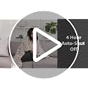 Faux Fur Heated Throw Blanket - 50x60 Electric Warming Blanket with 4 Settings