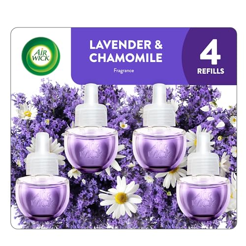 Lavender & Chamomile Plug-In Scented Oil Air Freshener Refills - 4 Pack