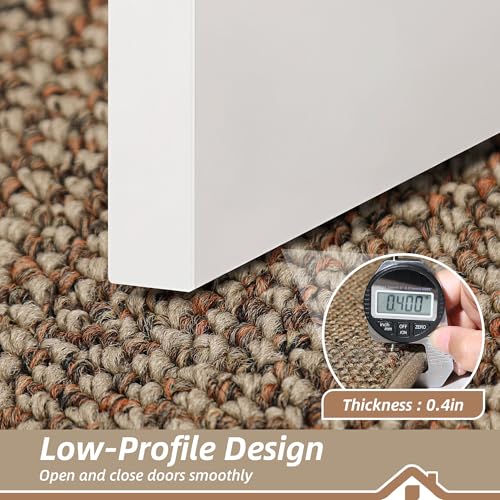 BEQHAUSE Dirt Trapper Door Mat 20x32 Beige Non-Slip Washable Doormat