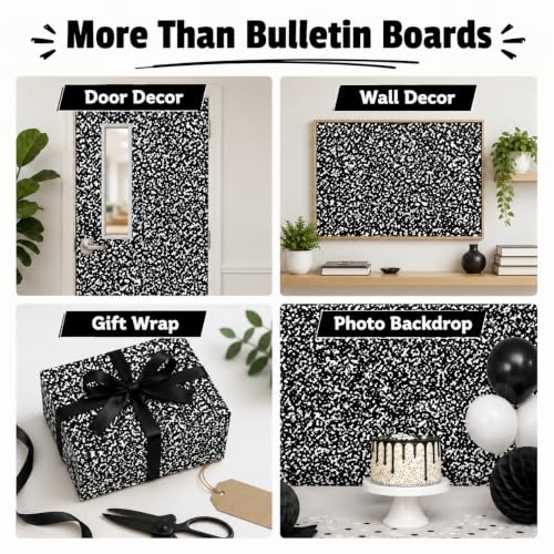 Composition Notebook Bulletin Board Backdrop Roll, 15.7 in x 20 Ft