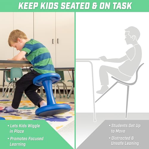 18-Inch Wobble Stool for Active Kids - Sensory Chair for Focus & Posture