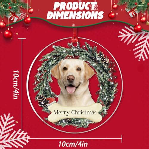 Dufricen White Labrador Dog Christmas Ornament - Holiday Animal Decor
