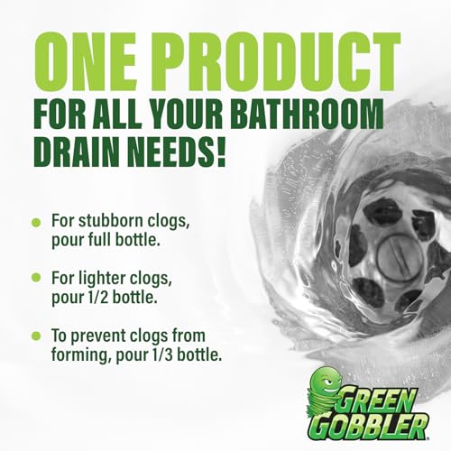 Ultra Concentrated Drain Clog Remover & Cleaner for Sinks, Tubs & Pipes