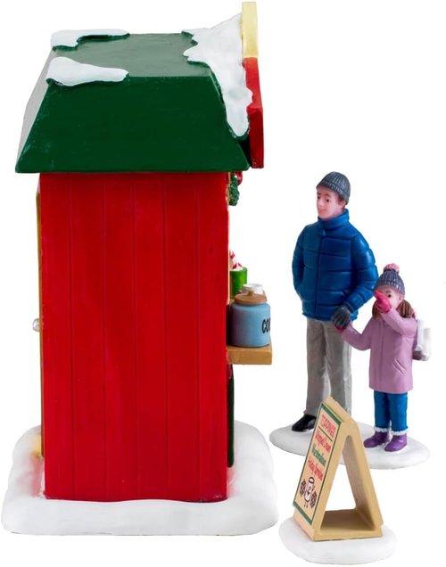 Lemax Cocoa Corner | Charming Set of 3 Decorative Figurines for Holiday Decor