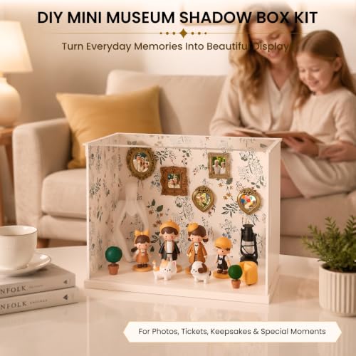 Family DIY Mini Museum Kit Shadow Box Keepsake Display