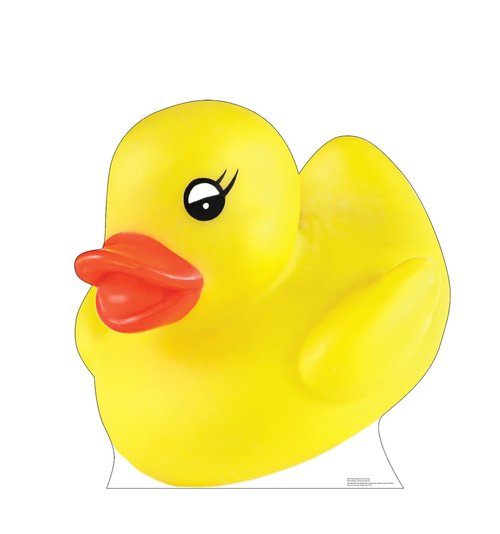 Cardboard People Yellow Rubber Duck Life Size Cardboard Cutout Standup