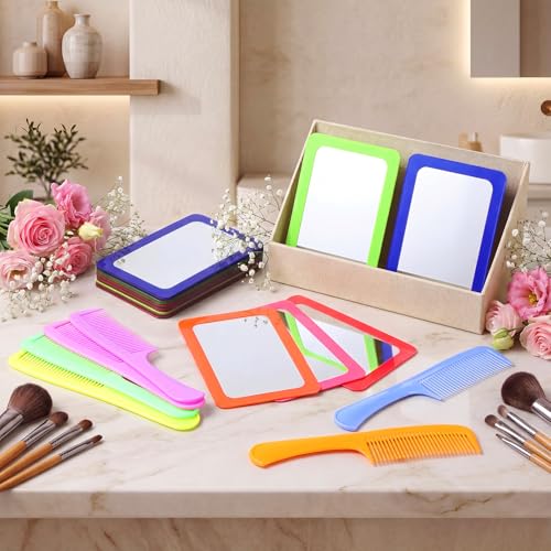 48-Piece Mirror and Comb Set Bulk Classroom Supplies and Party Favors
