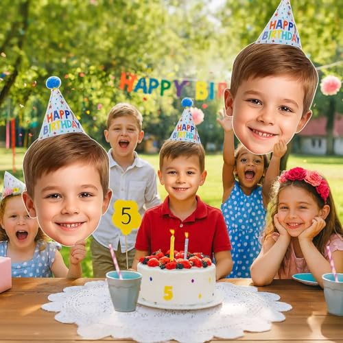 Custom Big Head Cutout on a Stick - Personalized Giant Photo Sign