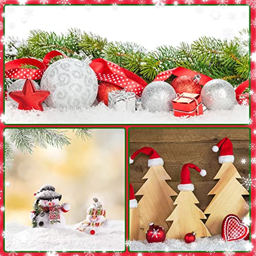 Glitter Artificial Snow Powder for Christmas Crafts & Village Decor (100g)