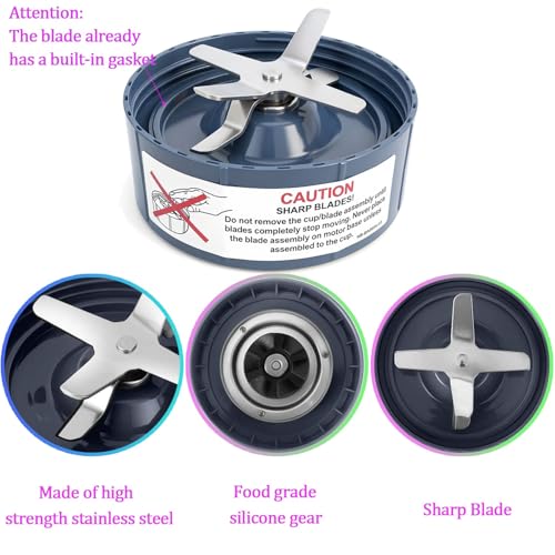 Replacement Blender Blade for 600W and 900W High-Speed Mixing Systems