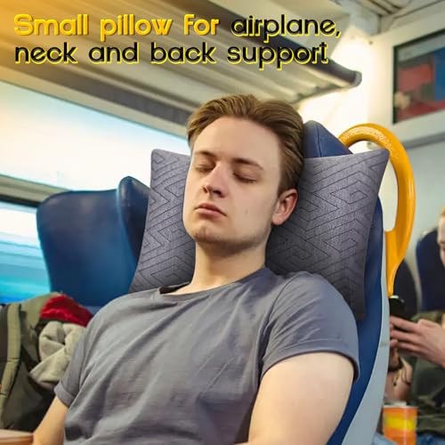 Memory Foam Travel Pillow for Camping & Airplane - 15.5 x 12 Inch