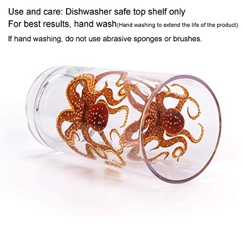 20oz Shatterproof Plastic Tumblers, BPA-Free Drinking Glasses Set of 4