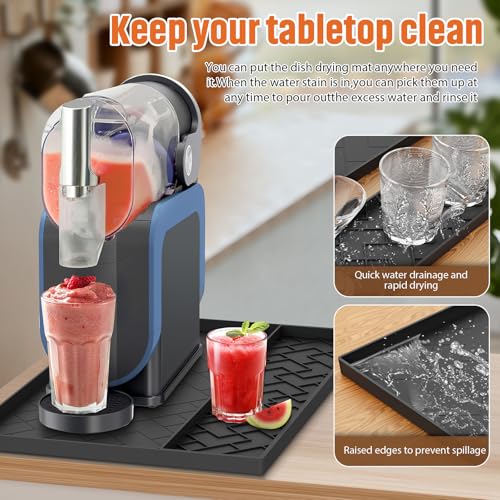 Large Silicone Countertop Protector Mat for Kitchen Appliances - 22.5 x 15 Inch
