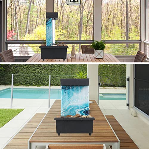 Tabletop Stone Fountain Indoor Water Feature for Relaxation & Decor