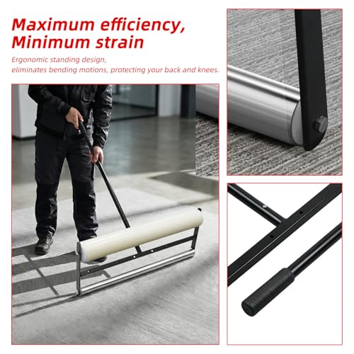 Adjustable Carpet Protection Film Applicator, 24" to 36" Heavy Duty Dispenser