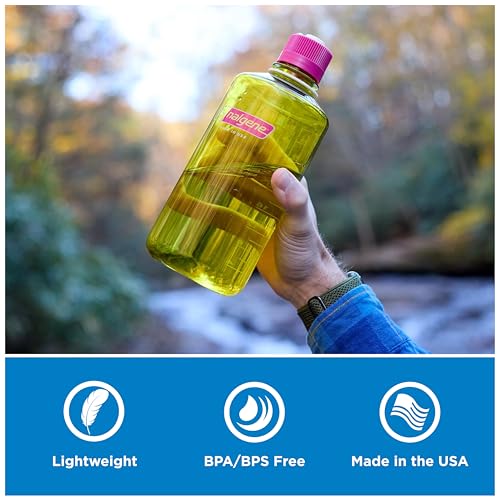 Nalgene 32 oz Narrow Mouth Water Bottle Amethyst BPA-Free Reusable
